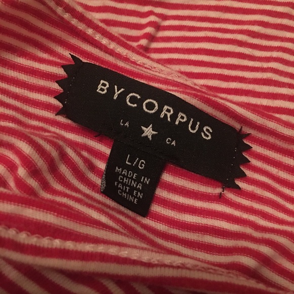 UO bycorpus red stripe t-shirt dress - Picture 5 of 5